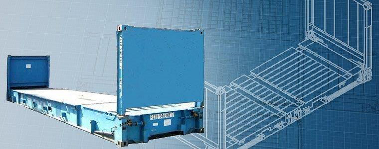 40' Flat Rack
Inside Length: 12.080m
Inside Width: 2.438m
Inside Height: 2.103m
Door Width: N/A
Door Height: N/A
Average Weight: 5480 Kg